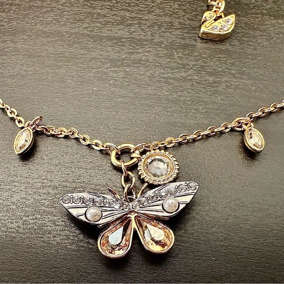 Gold Swarovski Butterfly - Picture 2 of 5